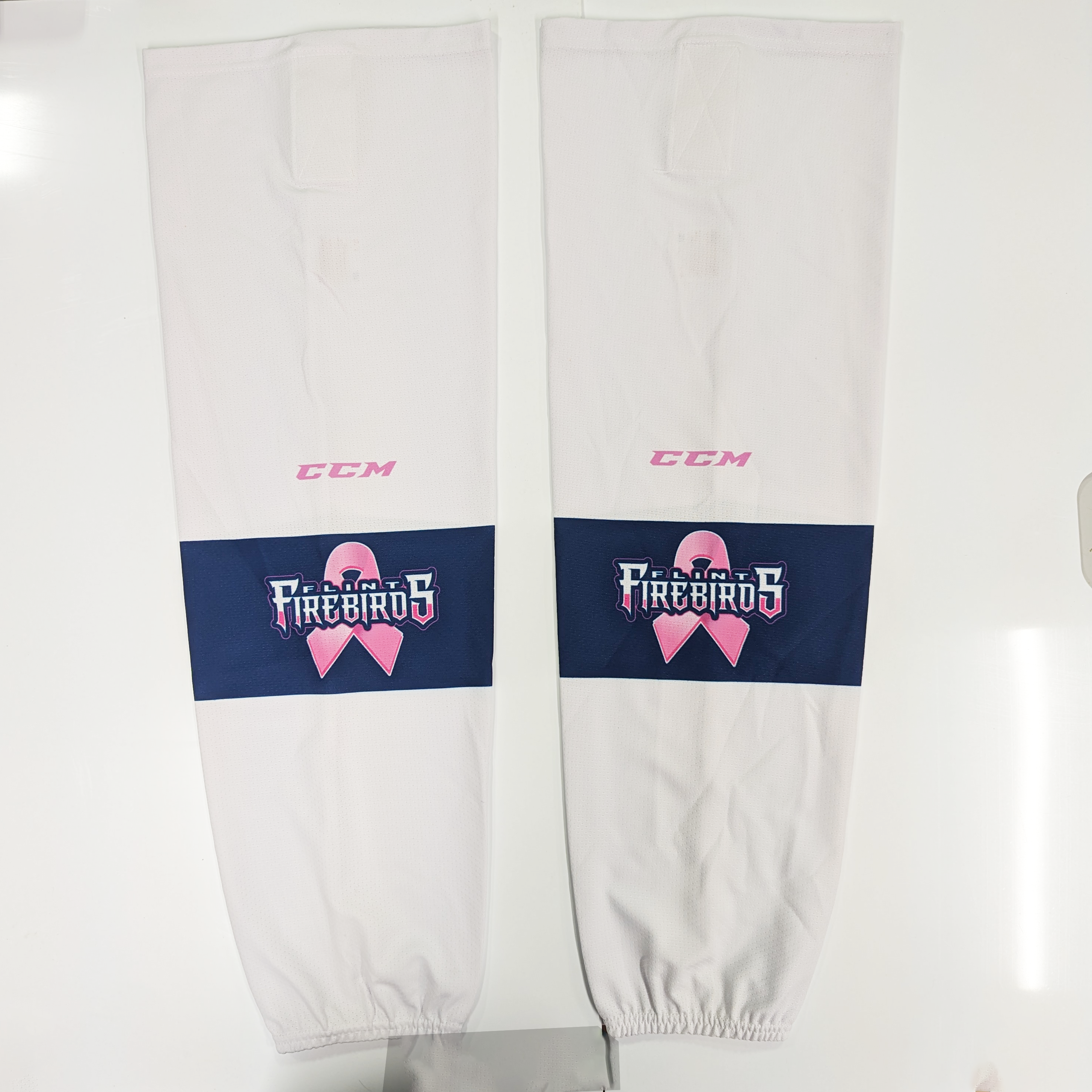OHL - Chaussettes de hockey CCM - (Cancer du sein)